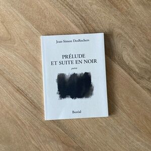 Prélude et Suite en Noir Poetry Book